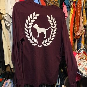 Victoria's Secret Maroon Long Sleeve Tee